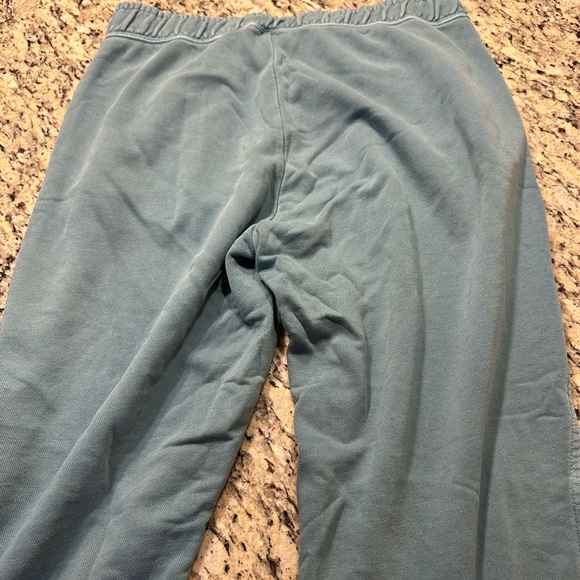 Nike Washed Teal Blue Cropped Hoodie & Sweatpants Large - Picture 9 of 9